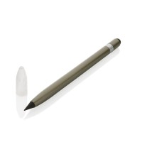 Bläckfri aluminiumpenna med suddgummi
