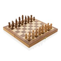Lyxigt hopvikbart schackspel i trä